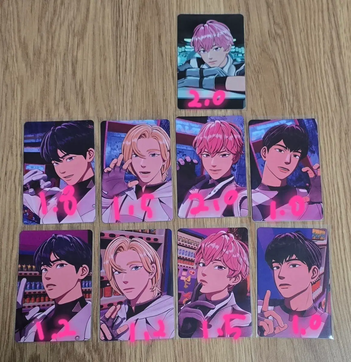 플레이브 칼리고 유니버셜1차 hmv 에쳄비 유니버셜2차 대쉬미공포 일본미공포 일본앨범 예준노아밤비은호하민