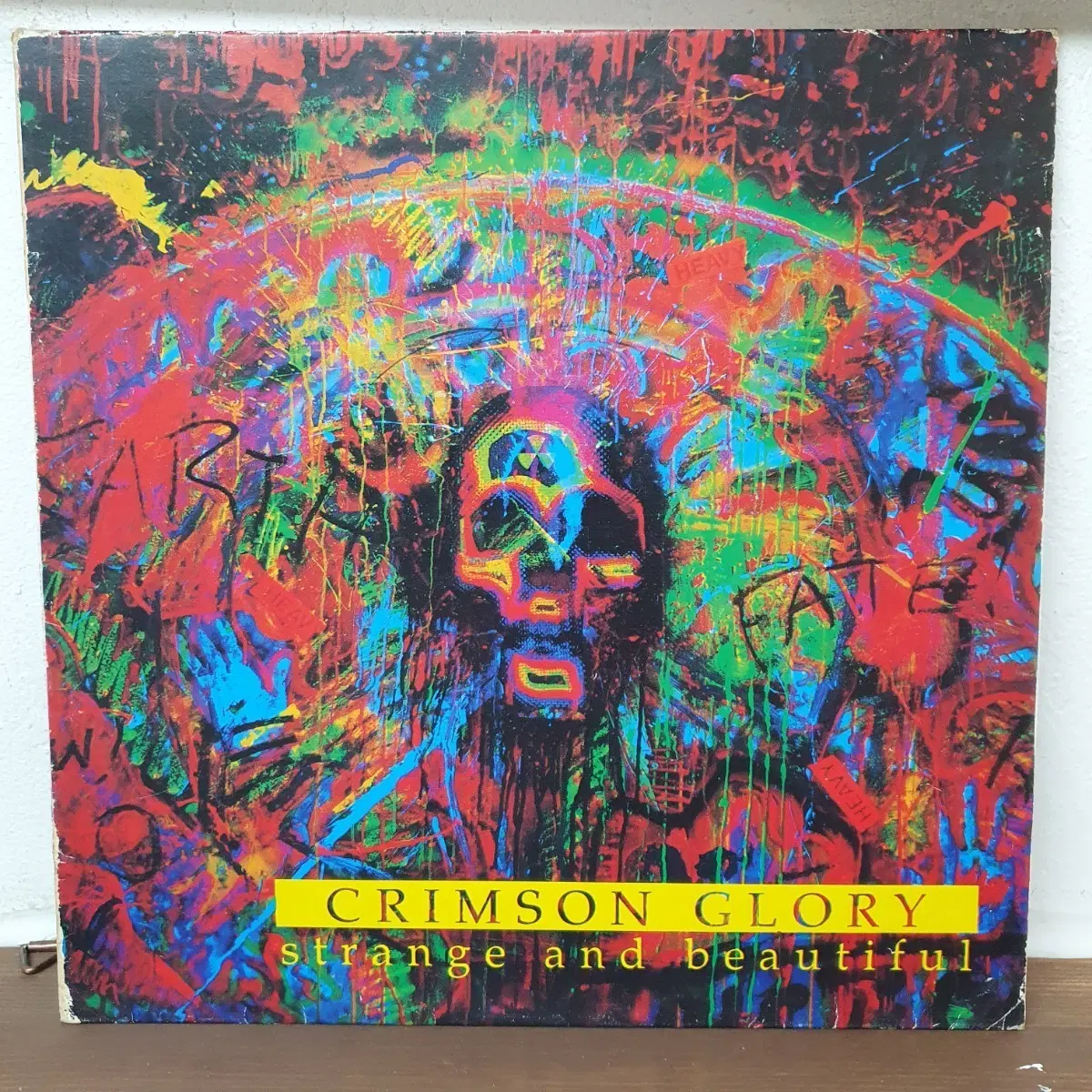 크림슨 글로리 Strange and Beautiful LP 1991 지구레코드