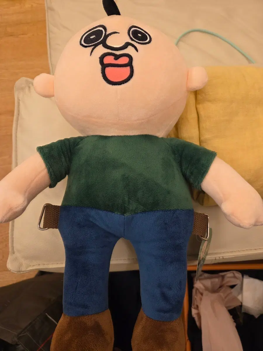 빵빵이 가방 인형