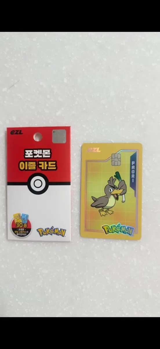 포켓몬 교통카드 파오리