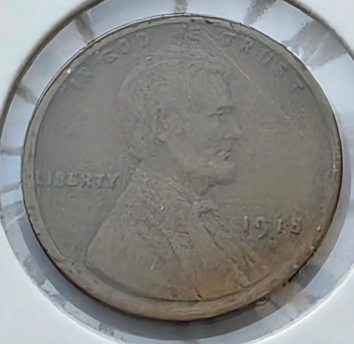링컨 1센트 1918_D 년도 덴버 페니