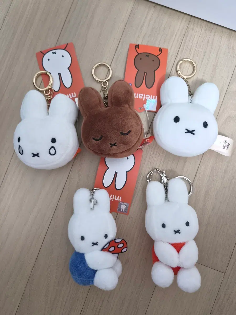 미피 인형 일괄 4개+덤
