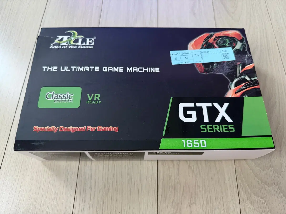 axle 지포스gtx 1650 d6 r3 4gb