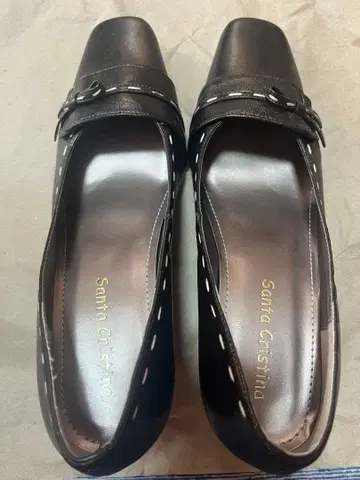 산타 크리스티나 펌프스 블랙 23.5cm