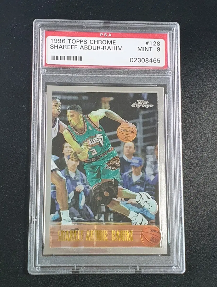 1996-97 탑스 크롬 샤리프 압둘-라힘 루키카드 PSA 9 Topps Chrome RC NBA