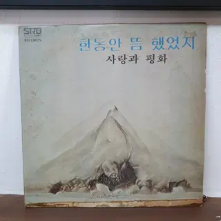 사랑과 평화 LP 1집 한동안 뜸했었지 | CD/DVD/LP | 번개장터 중고거래