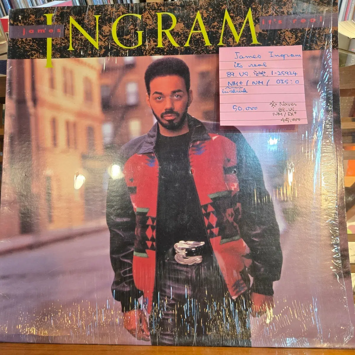 James Ingram.it's real.89.US.초반NM+/NM.민트급LP