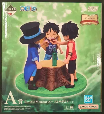 BANDAI SPIRITS 제일복권 원피스 드라마틱 메모리즈 A상 에이스&사보&루피 Revible Moment