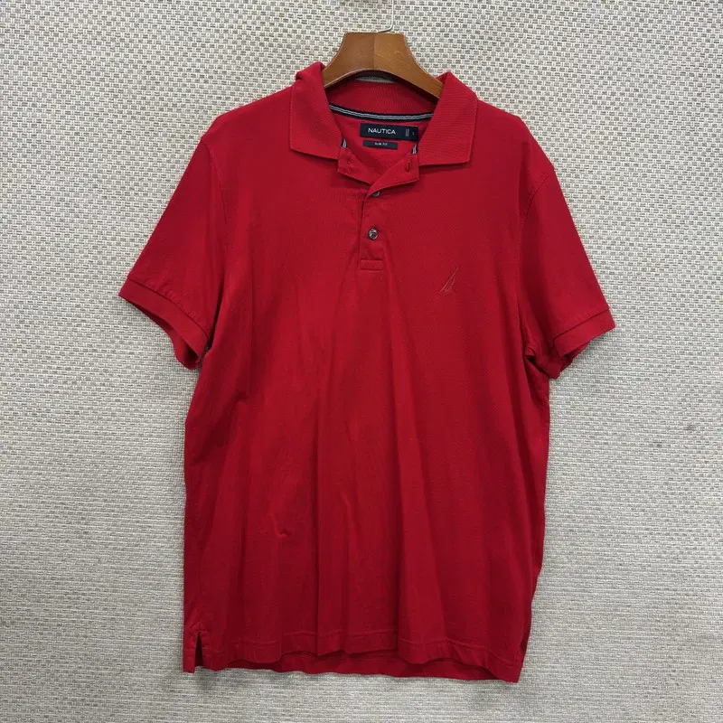 노티카 슬림핏 반팔카라티 L H01375