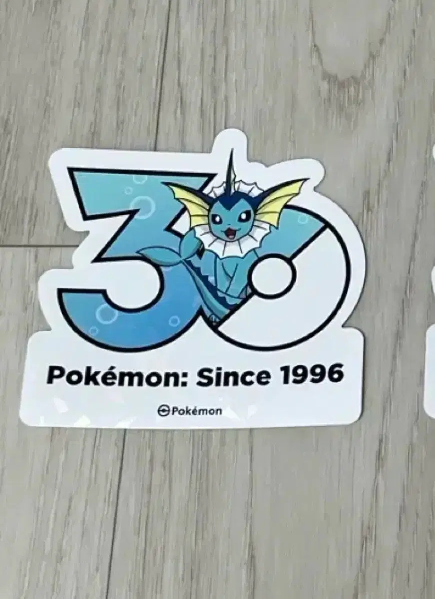 포켓몬스터 30주년 로고 스티커 샤미드