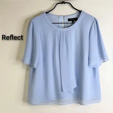 Reflect 턱 디자인 블라우스 색스 블루
