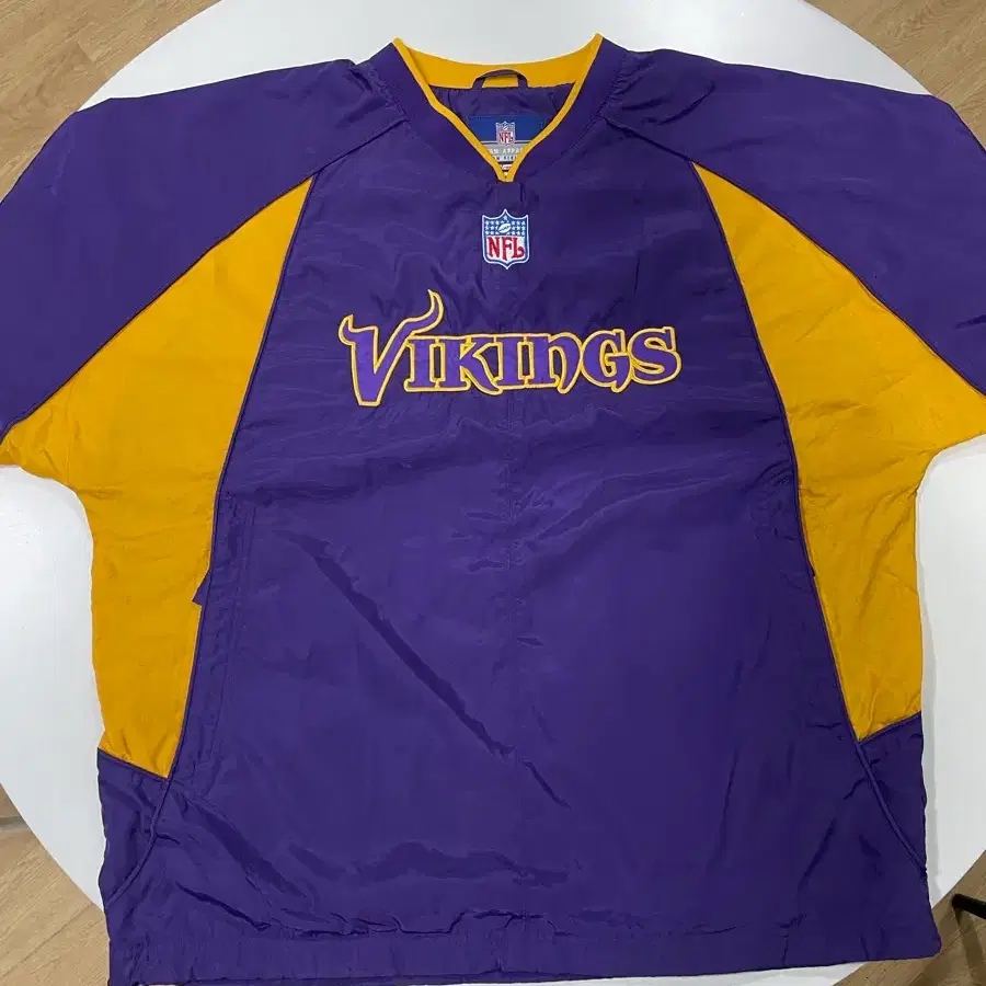 NFL VIKING 웜업 나일론 맨투맨
