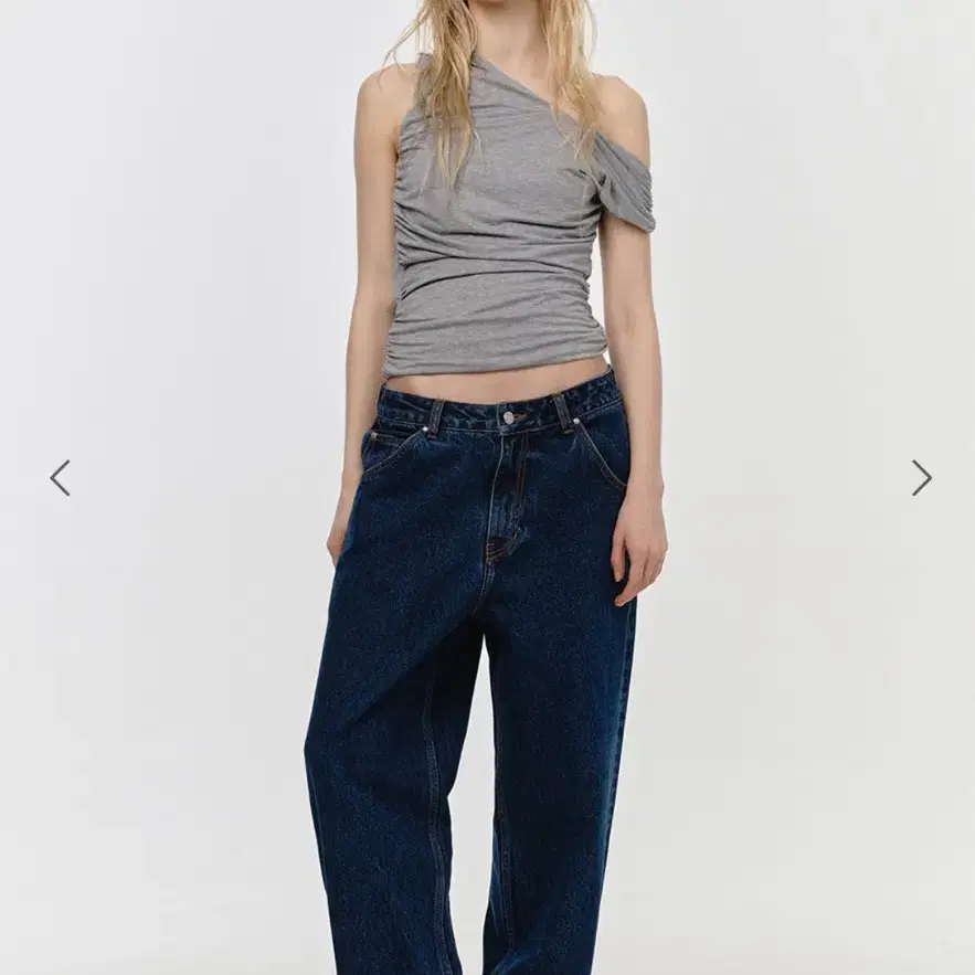 썬번프로젝트 EXCLUSIVE SHIRRING BACK CROSS SLEEVELESS TOP, MELANGE