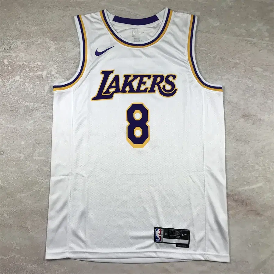 코비 브라이언트 NBA 레이커스 8번 화이트 핫스탬프 농구복