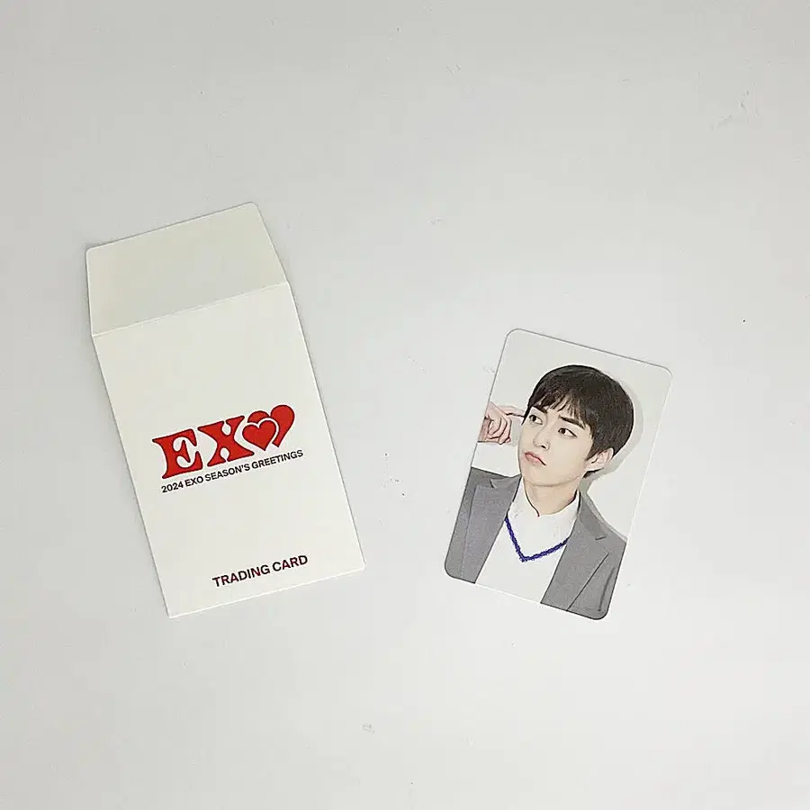엑소 시우민 2024 시즌그리팅 트레이딩 카드 포토카드 포카 A_3 EXO XIUMIN 2024 SEASON'S GREETINGS PHOTOCARD A_3