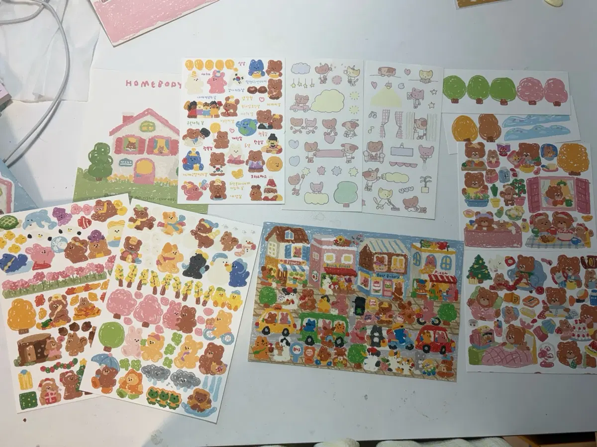 하루몽 스티커 오피스 , 먼슬리다꾸 일괄