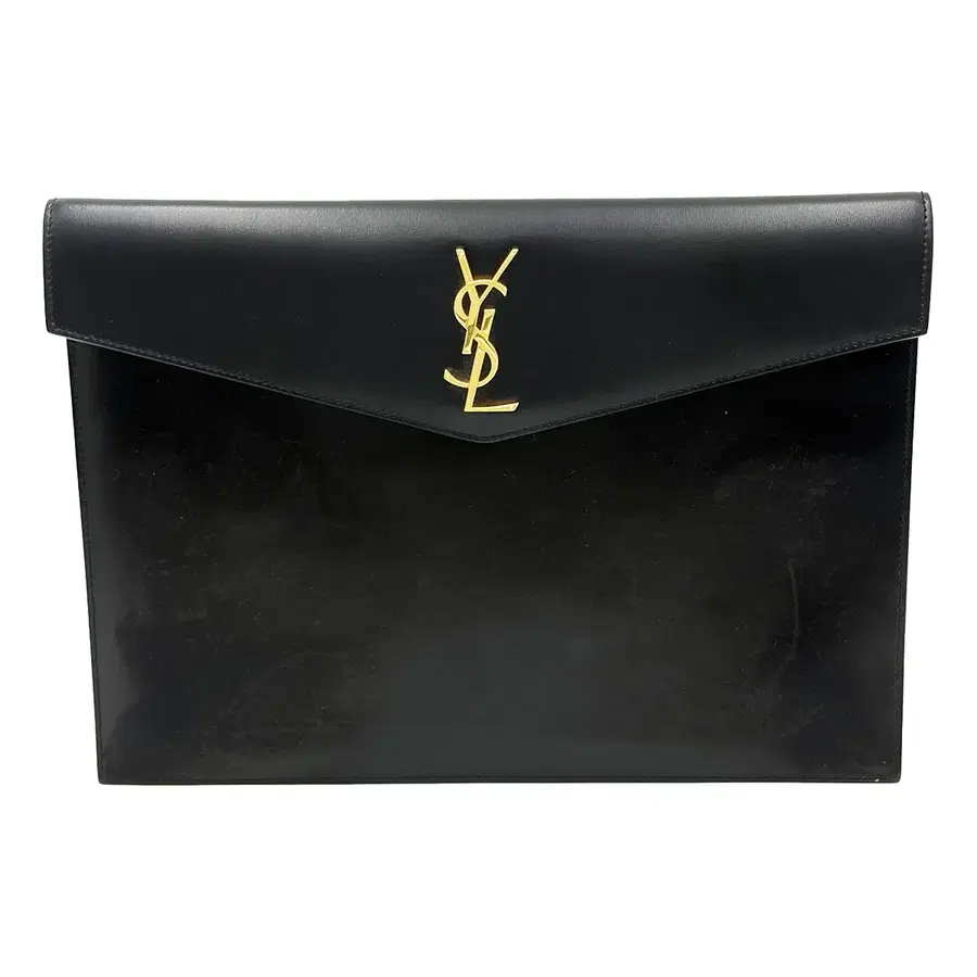 생로랑 Saint Laurent 635171 블랙 모노그램 엔벨로프 업타운 클러치
