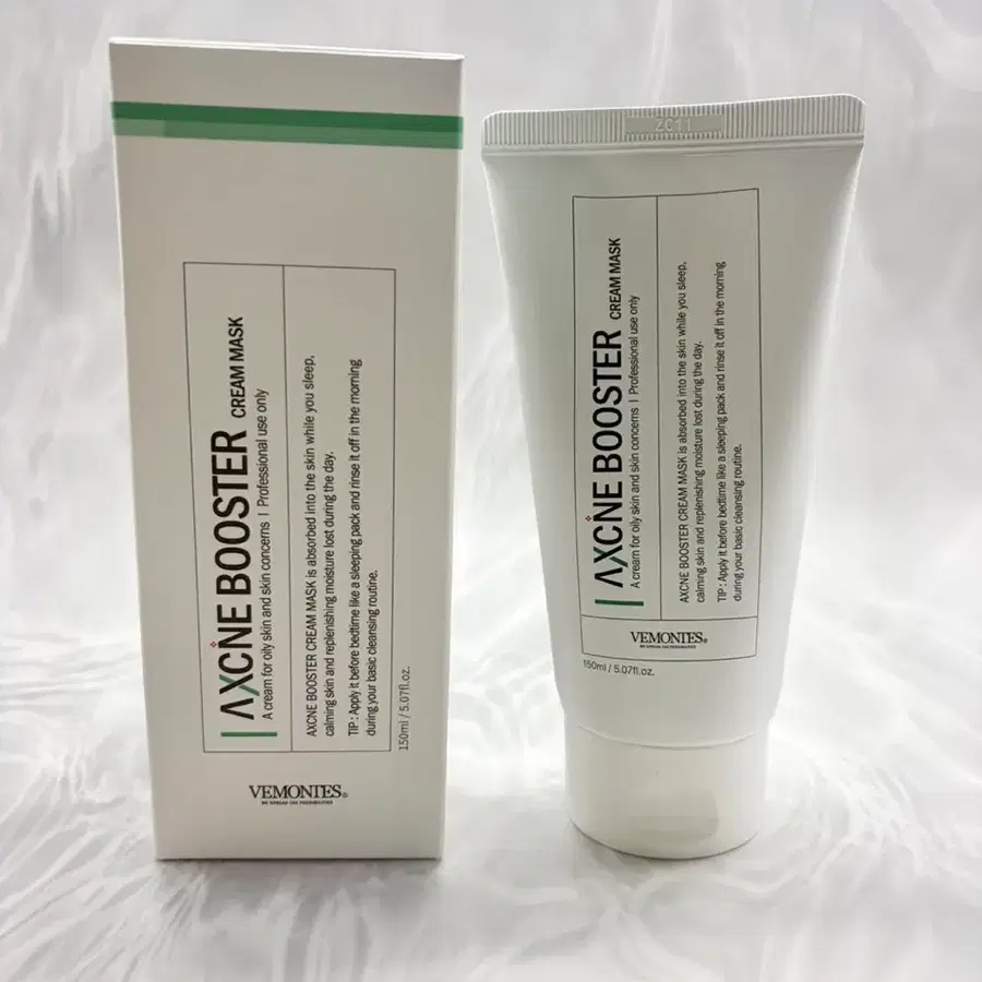 우체국당일발송 베몽테스 악신 부스터 크림 마스크 150ml 에스테틱 여드름 트러블 피부 워시오프 마스크