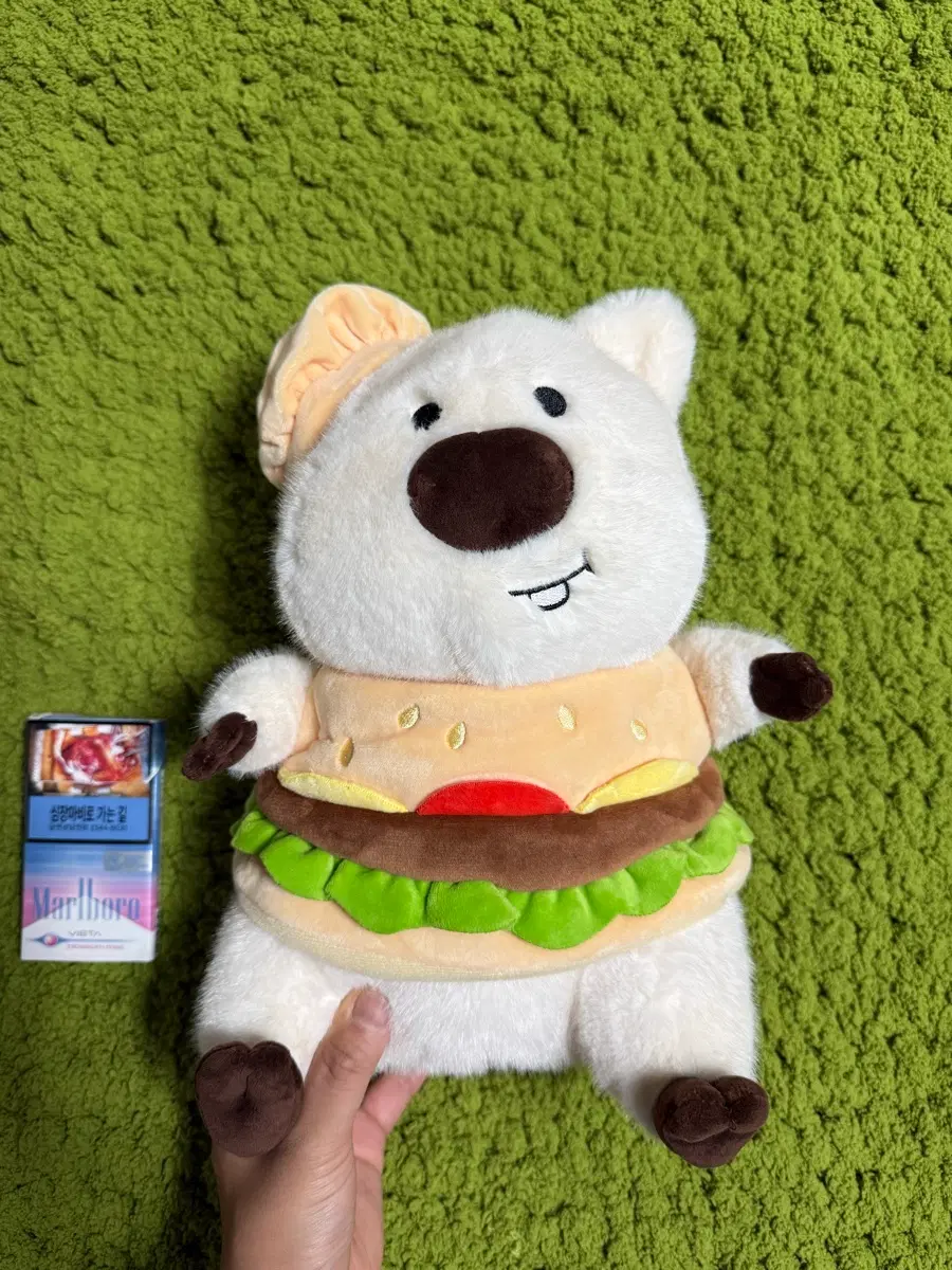 햄버거 쿼카인형