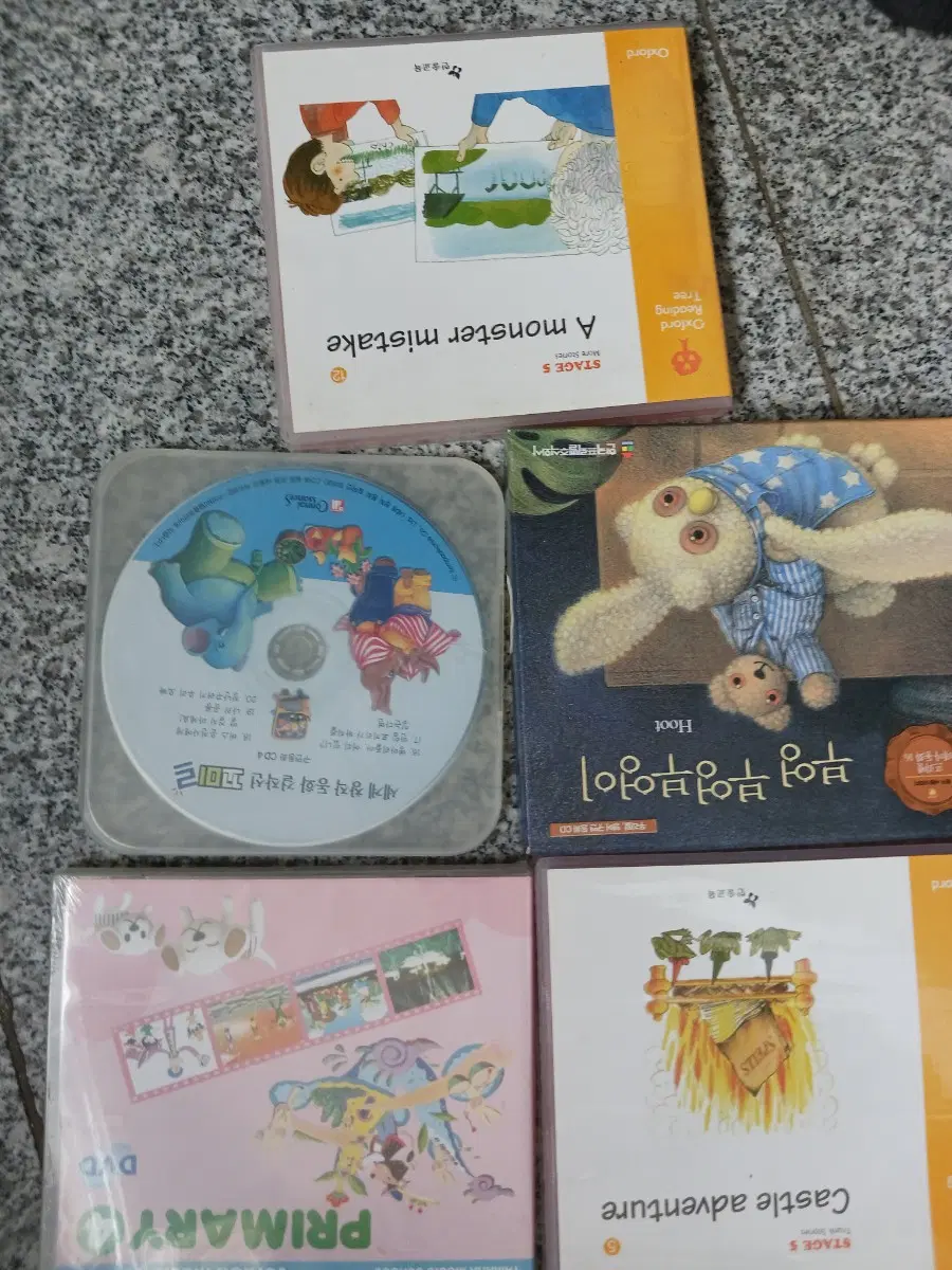아동용 동화 시디 교육용 5장