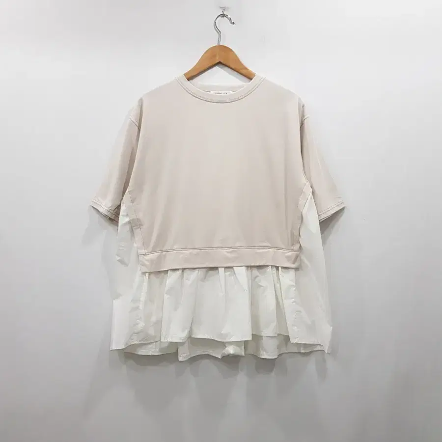 R888 빈티지 루즈핏 박시 모리걸 하구미룩 반팔 롱 티셔츠 여L