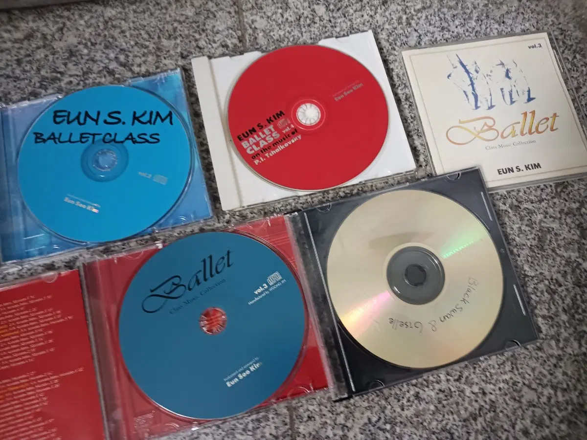 희귀한 발레 클래스 CD 세트 총4장