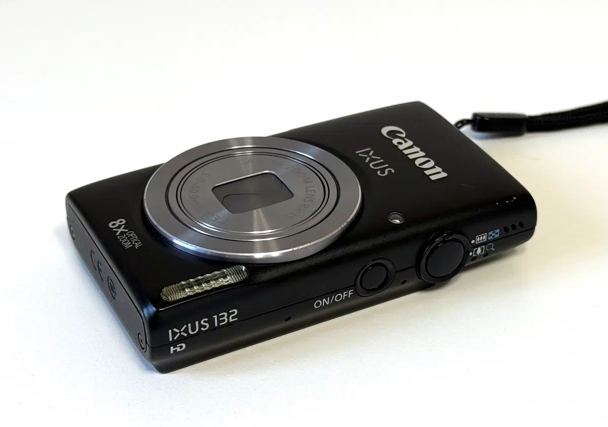 캐논 IXUS 132 (IXY 90F) 블랙 (8GB SD카드, 충전기, 파우치 + 한글 지원)