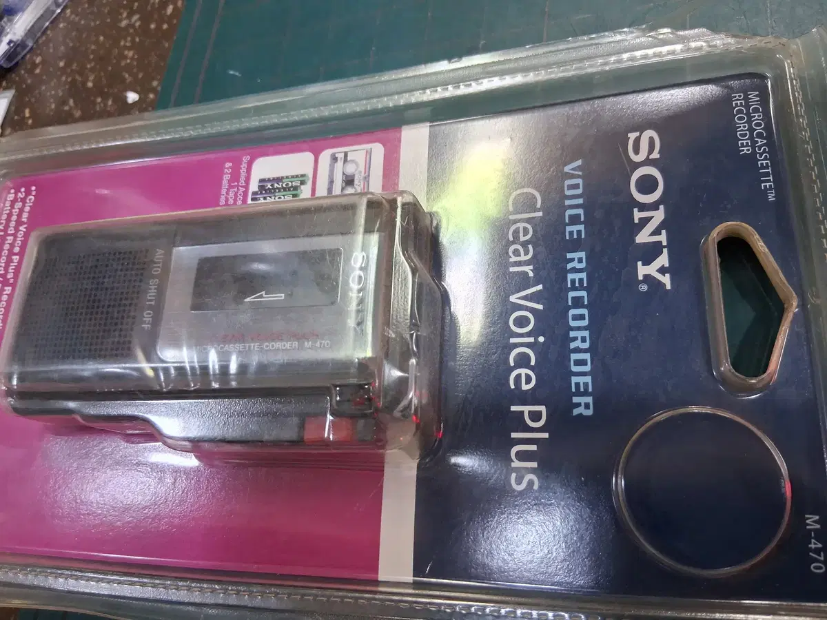 SONY M-470 보이스 테이프 레코더 (미개봉)
