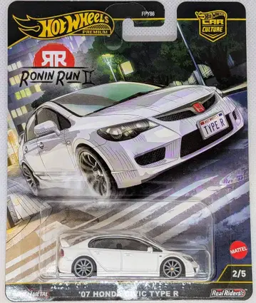 MATTEL HOTWHEELS RONIN RUN II JBK53 '07 HONDA CIVIC TYPE R 2/5