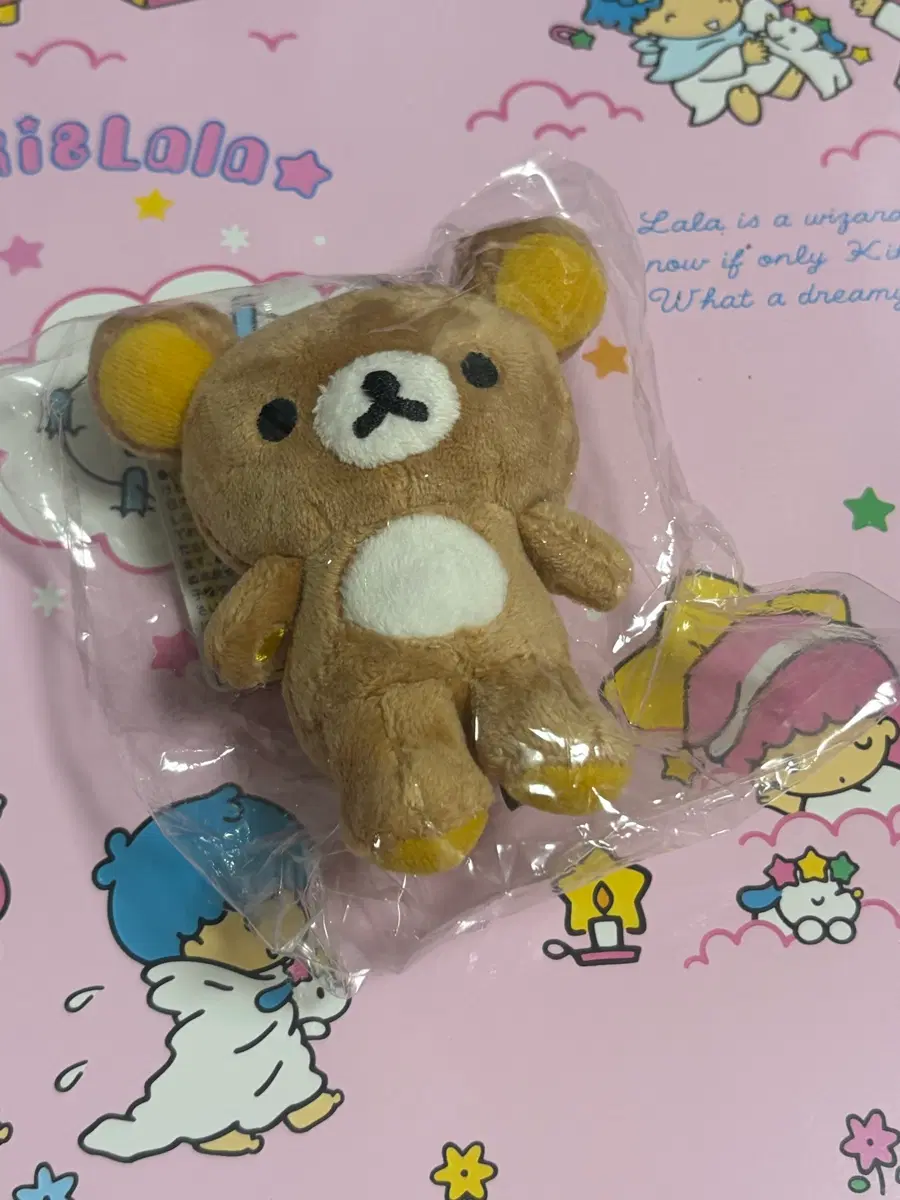 리락쿠마 언제든지 함께 인형 마스코트 키링