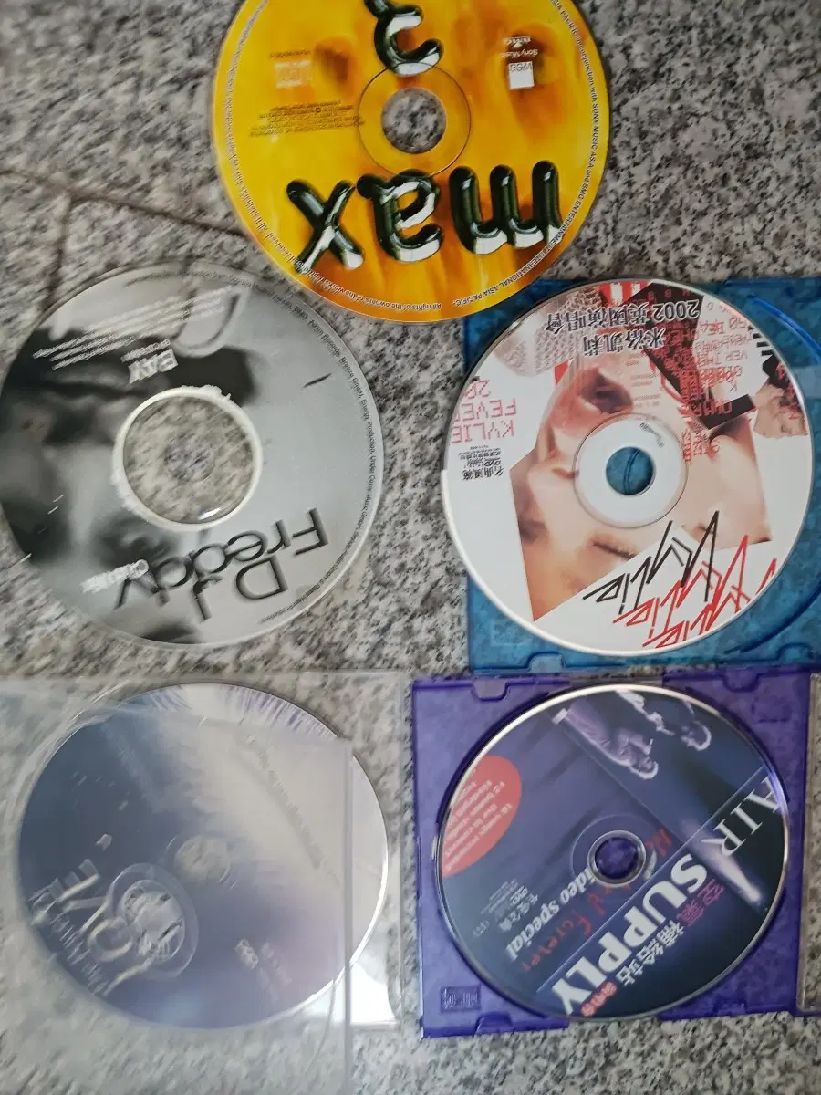 다양한 장르 음악 CD 5장
