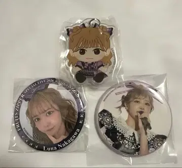 FRUITSZIPPER 나카가와 루카 메지루시 참 캔뱃지 랜덤 캡슐