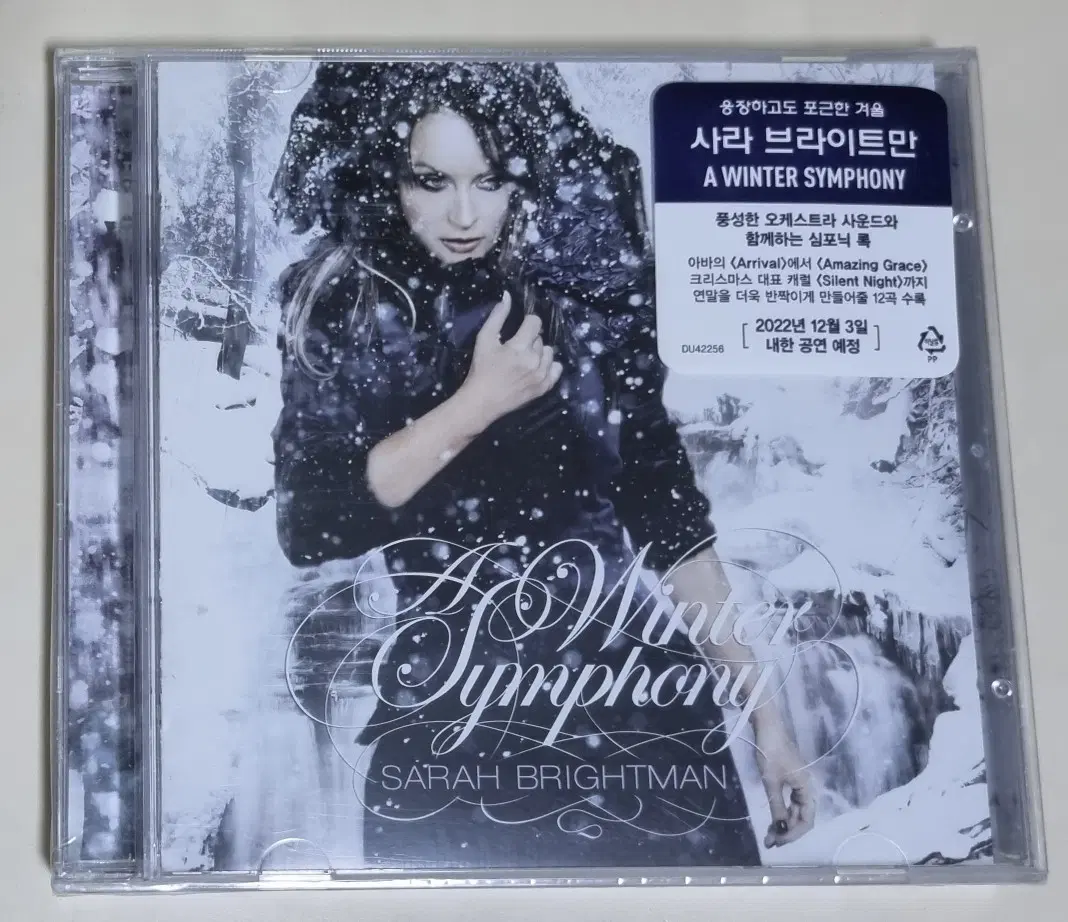 사라 브라이트만 A Winter Symphony 윈터 심포니 (미개봉 CD)