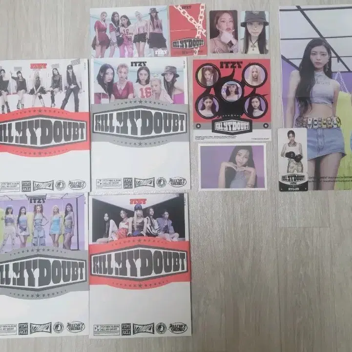 (일괄)있지 ITZY 킬 마이 다웃 KILL MY DOUBT 앨범 포토카드 세트
