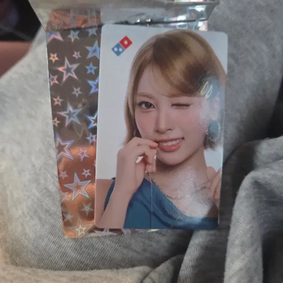 도미노피자 포토카드 메이 교환