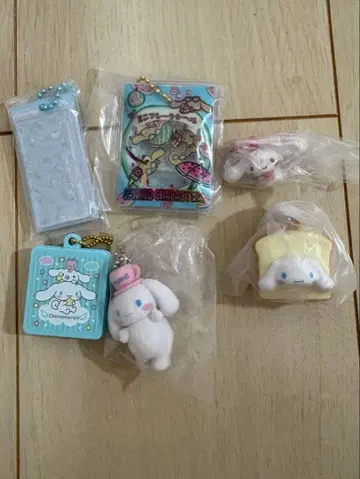 산리오 시나모롤 시나몬 가챠가챠 6개 세트