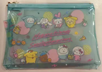 산리오 플랫 파우치 나가노 프렌즈 x 산리오 캐릭터즈 나가노 프렌즈 x 산리오 캐릭터즈