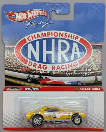 MATTEL HOTWHEELS NHRA/DRAG RACING SNAKE CUDA W8307