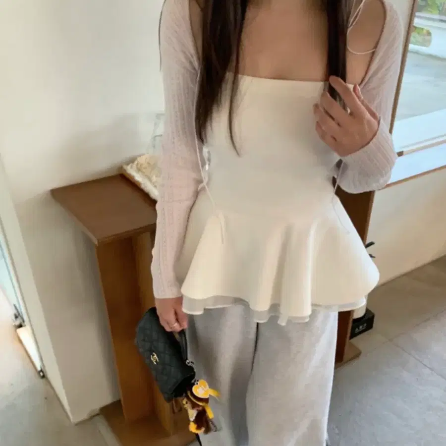 베르니마켓 소브 Sov 레이어드탑 아이보리