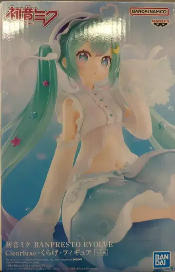 BANDAI SPIRITS BANPRESTO EVOLVE Clearluxe VOCALOID 하츠네 미쿠 해파리 피규어