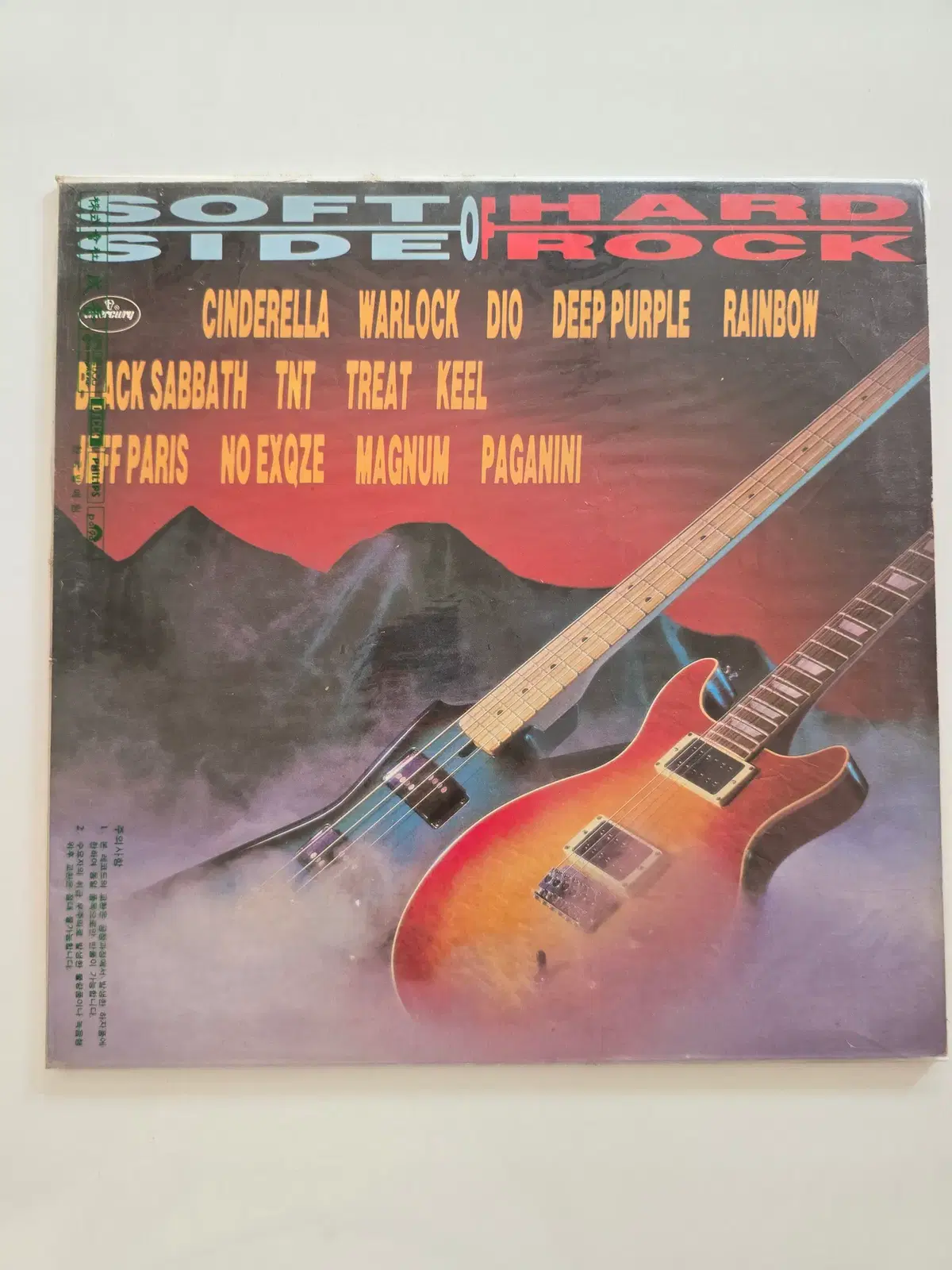 팝송 모음 국내발매판 LP/ 락 컴필레이션 LP / Soft Side Hard Rock/ 가사집 있음/ NM