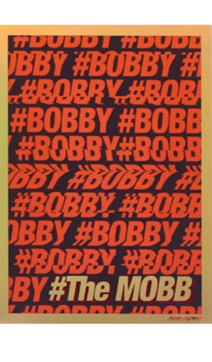 THE MOBB 앨범 주황 버전 (바비) 구합니다!!