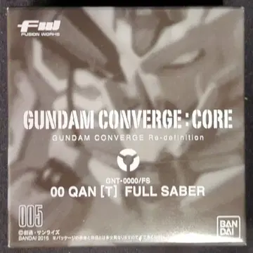 BANDAI FW GUNDAM CONVERGE CORE 더블오 퀀터 풀세이버