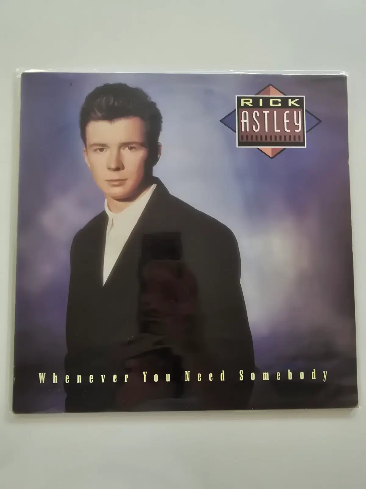 릭 애슬리 1집 LP / Rick Astley - Whenever You Need Somebody/ 가사집 있음/ MINT
