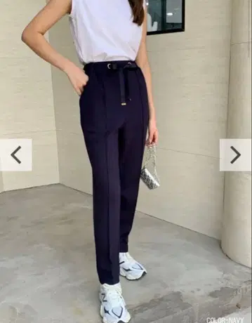 벌스데이 바쉬 깔끔한 팬츠 네이비 M