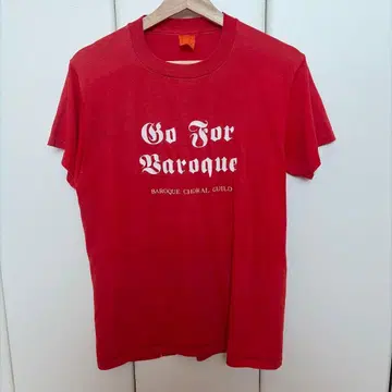 boudoir USA제 빈티지 구제 의류 로고T셔츠 빨간색