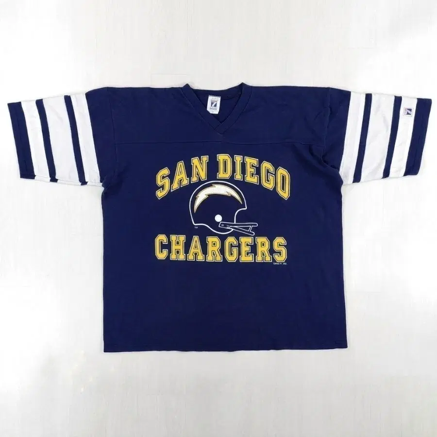 90년대 NFL 샌디에고 차저스 풋볼 티셔츠 XL