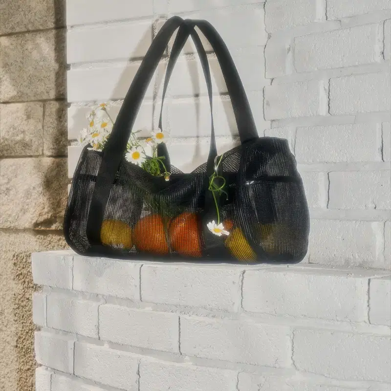 르베이스먼트 매쉬백 블랙