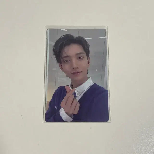 세븐틴 조슈아 FML 포카