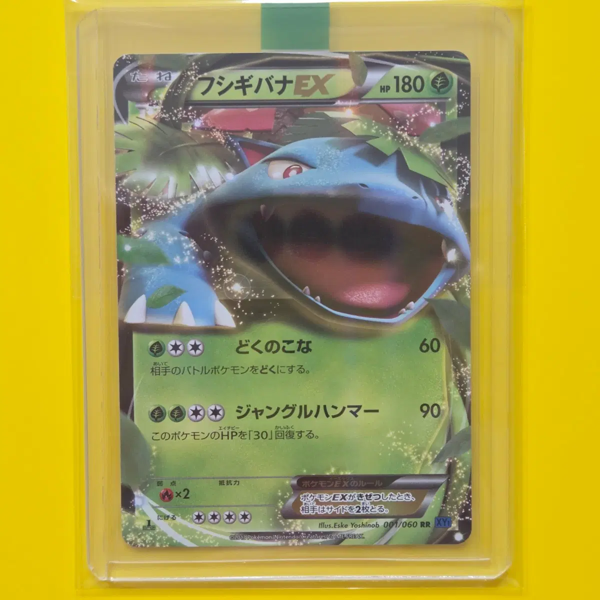 포켓몬카드 희소 이상해꽃 EX RR 1st edition XY1 일판